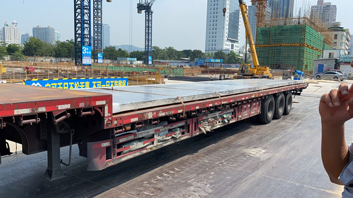 廈門帝景苑施工現場三，瑞地格樂亞克力游泳池