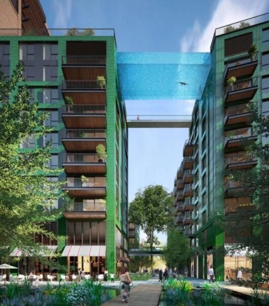 美輪美奐的空中游泳池,瑞地格樂亞克力游泳池