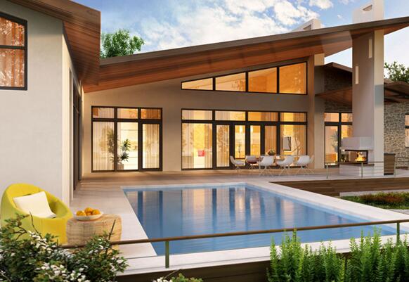 現(xiàn)代極簡(jiǎn)游泳池設(shè)計(jì),瑞地格樂(lè)亞克力游泳池