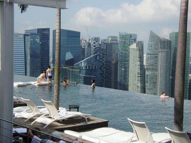 無邊游泳池二,瑞地格樂亞克力游泳池